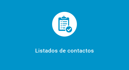 Listados de contactos